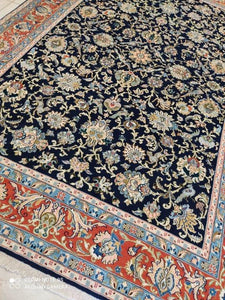 Grand Tapis Ghom fait main n°7852_307×202