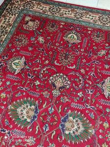 Grand Tapis Tabriz tissé main n°12970_309×220