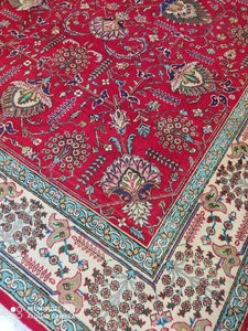 Grand Tapis Tabriz tissé main n°12970_309×220