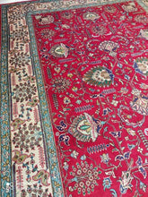 Charger l&#39;image dans la galerie, Grand Tapis Tabriz tissé main n°12970_309×220
