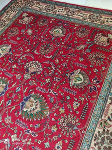 Grand Tapis Tabriz tissé main n°12970_309×220