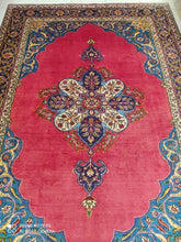 Charger l'image dans la galerie, Grand Tapis Tabriz fait main n°9552_310×210
