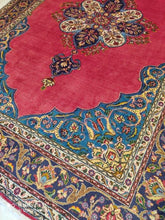 Charger l'image dans la galerie, Grand Tapis Tabriz fait main n°9552_310×210
