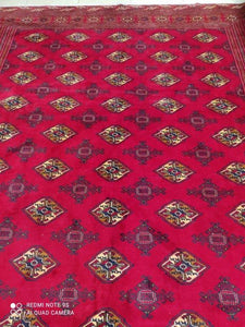 Grand Tapis Torkaman noué main n°15756_340×254