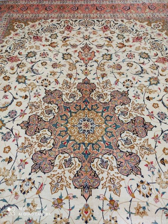 Grand Tapis Tabriz fait main n°151779_345×252