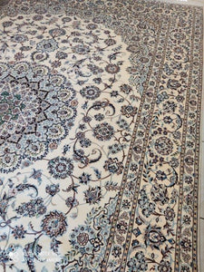 Grand Tapis Nain Chichla Habibian tissé main n°18386_354×254