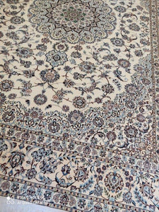 Grand Tapis Nain Chichla Habibian tissé main n°18386_354×254