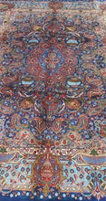 Charger l&#39;image dans la galerie, Grand Tapis Kashmar fait main n°12989_377×297
