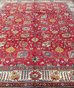 Grand Tapis Tabriz fait main n°11584_385×293