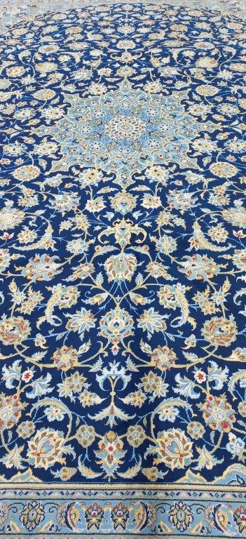 Grand Tapis Kachan fait main n°5893_415×289