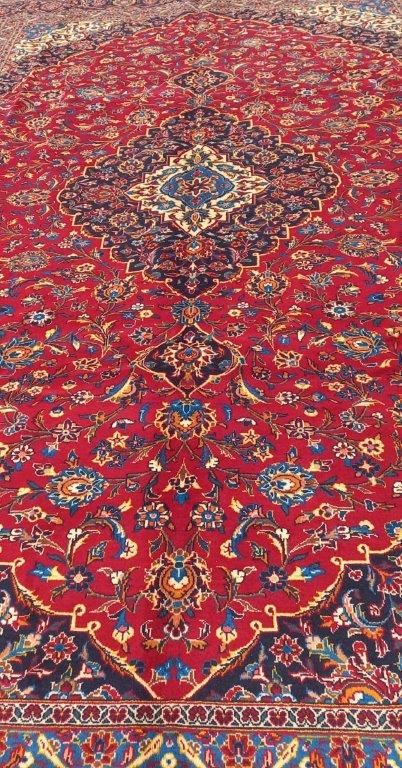 Grand Tapis Kachan fait main n°15044_432×312