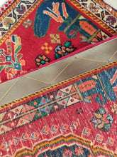 Charger l&#39;image dans la galerie, Tapis Antique carré Ghachghai tissé main n°19032_65×60
