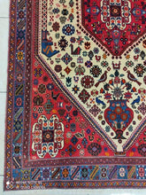 Charger l'image dans la galerie, Tapis Abadeh tissé main n°19180_205×130
