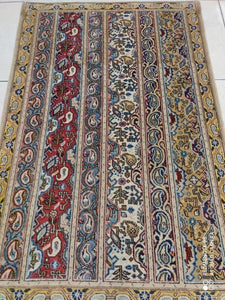 Tapis Antique Ghom noué main n°18449_122×83