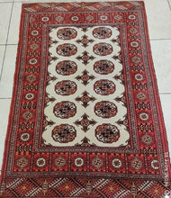 Charger l'image dans la galerie, Tapis Torkaman fait main n°13434_143×100
