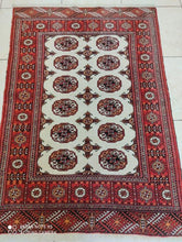 Charger l'image dans la galerie, Tapis Torkaman fait main n°13434_143×100
