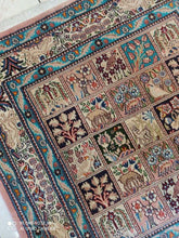Charger l'image dans la galerie, PAIRE 2 Tapis carré Moud fait main_100×100

