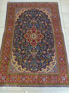 Tapis Sarouk tissé main n°1459_205×140