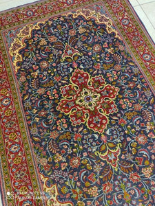 Tapis Sarouk tissé main n°1459_205×140