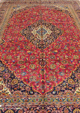 Charger l&#39;image dans la galerie, Grand Tapis Kachan fait main n°16398_450×345
