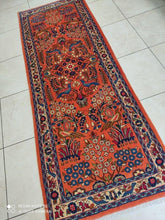 Charger l'image dans la galerie, Tapis Sarouk fait main n°15890_220×80
