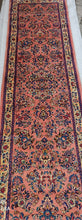 Charger l'image dans la galerie, Tapis Sarouk tissé main n°18494_333×82
