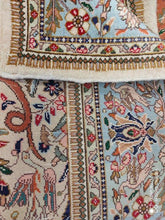 Charger l&#39;image dans la galerie, Grand Tapis Tabriz tissé main n°16441_285×195
