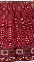 Charger l'image dans la galerie, Grand Tapis Torkaman fait main n°14809_348×258
