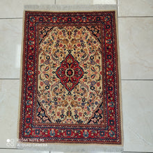 Charger l&#39;image dans la galerie, Paire 2 tapis Sarouk fait main n°18455_18456_90×70_90×68
