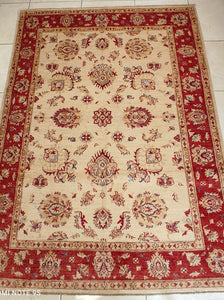 Tapis afghan fait main n°14120_200×149
