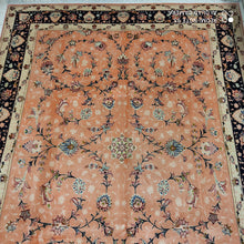 Charger l&#39;image dans la galerie, Grand Tapis Tabriz Panjaraj noué main n°18848_265×200
