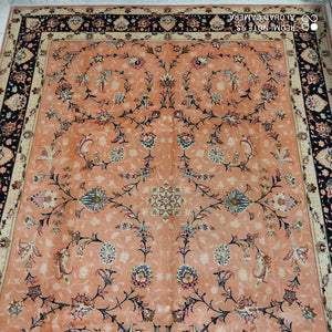 Grand Tapis Tabriz Panjaraj noué main n°18848_265×200