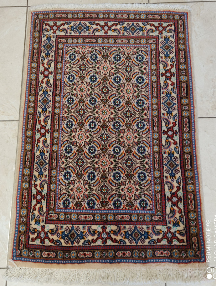 Tapis Moud fait main n°18546_90×60