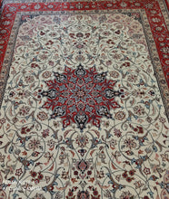 Charger l'image dans la galerie, Grand Tapis Ispahan tissé main n°16463_305×205
