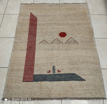 Charger l&#39;image dans la galerie, Tapis Gabbeh tissé main n°12699_146×112
