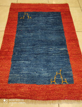 Charger l&#39;image dans la galerie, Tapis Gabbeh tissé main n°13368_117×80
