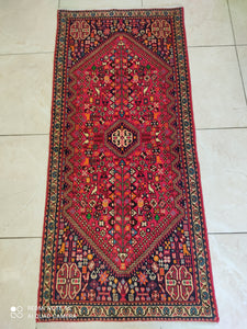 Tapis Abadeh tissé main n°19184_145×65