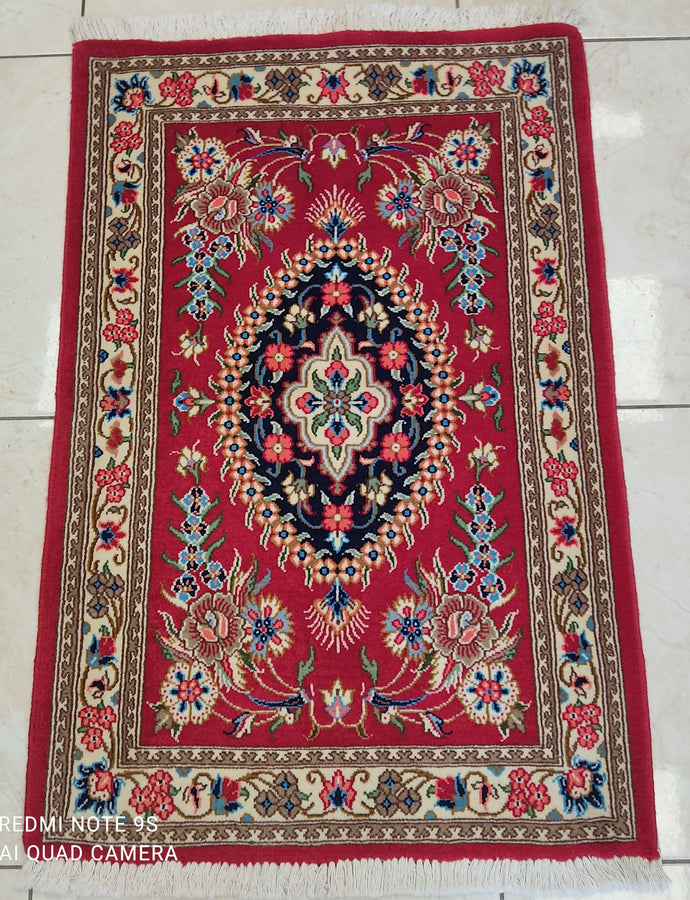 Tapis Ghom tissé main n°19576_90×60