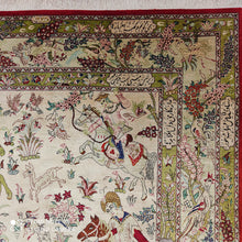 Charger l'image dans la galerie, TAPIS Ghom soie tissé main n°11717_195×133
