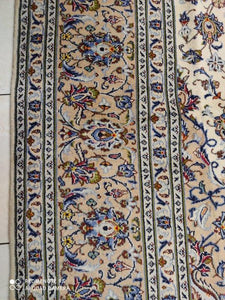 Grand Tapis Kachan fait main n°13027_343×246