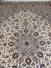 Charger l&#39;image dans la galerie, Grand Tapis Kachan fait main n°13027_343×246
