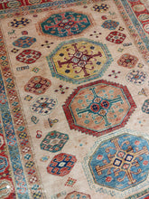 Charger l&#39;image dans la galerie, Tapis Kazak tissé main n°14130_225×169
