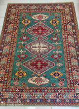 Charger l&#39;image dans la galerie, Tapis Kazak noué main n°6_238×180
