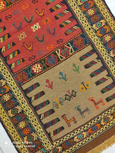 Kilim Khorassan fait main n°19731_170×103