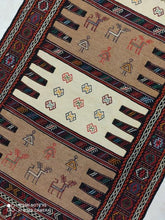 Charger l&#39;image dans la galerie, Kilim Khorassan brodé main n°19580_170×94
