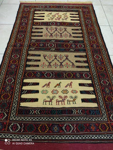 Kilim Khorassan fait main n°19614_170×97