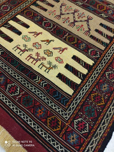 Kilim Khorassan fait main n°19614_170×97