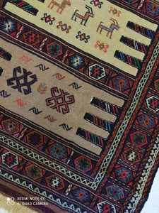 Kilim Khorassan fait main n°19607_173×100