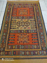 Charger l&#39;image dans la galerie, Kilim Khorassan brodé main n°19599_175×105
