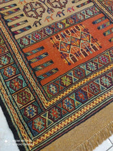 Charger l&#39;image dans la galerie, Kilim Khorassan brodé main n°19599_175×105
